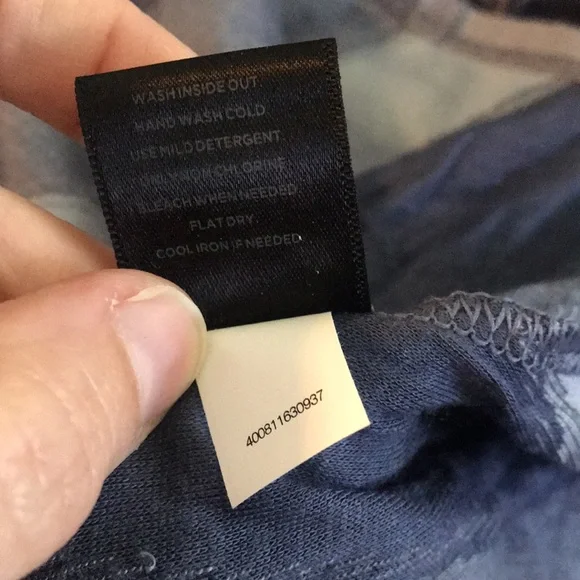 EUC Simply Vera Vera Wang blue stripe blouse XXL - Picture 8 of 8